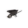 Bon Tool Barrow, Poly 5 3/4 Cubic Feet Tray, Single Ribbed Tire-Stl Handle 28-908